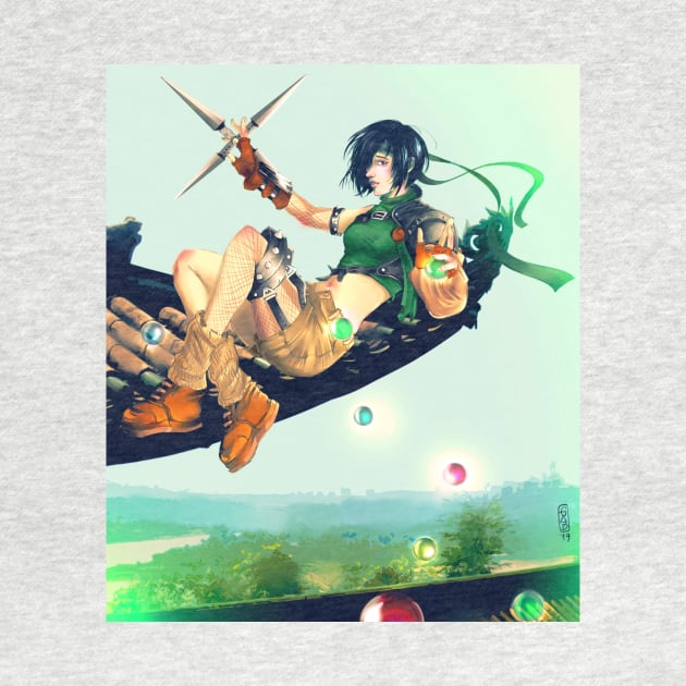 Yuffie Kisaragi by Saoghal